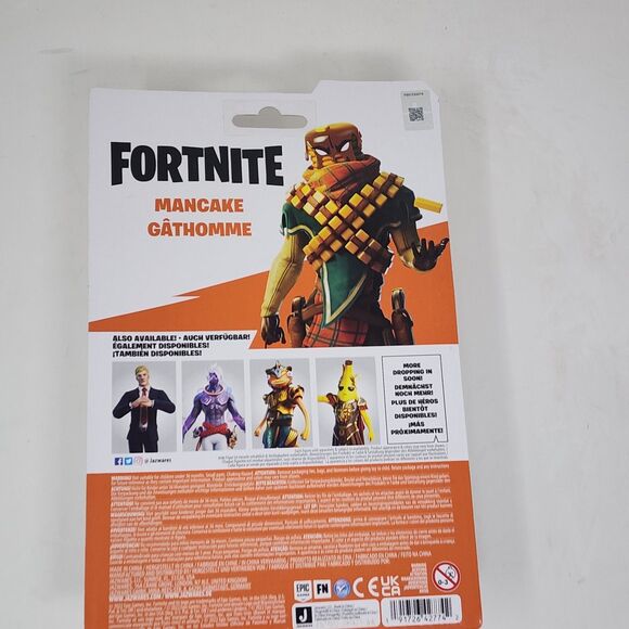 Jazwares Fortnite Solo Mode Series Mancake Gathomme 4" Action Figure Series 17 - Picture 8 of 11